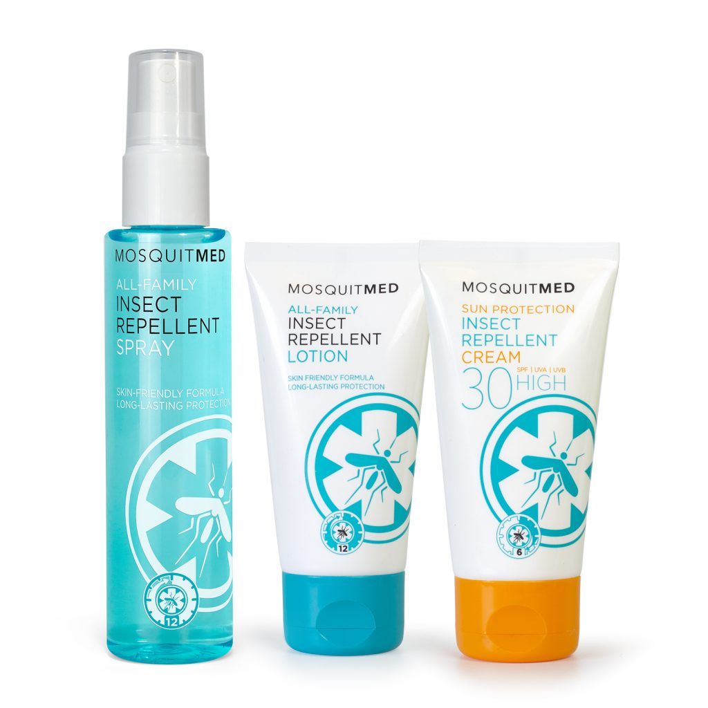 3 pcs Insect Repellent & SPF Travel Gift set ‘Superb’ MOSQUITMED